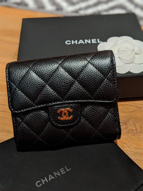 chanel wallet flap caviar|Classic small flap wallet .